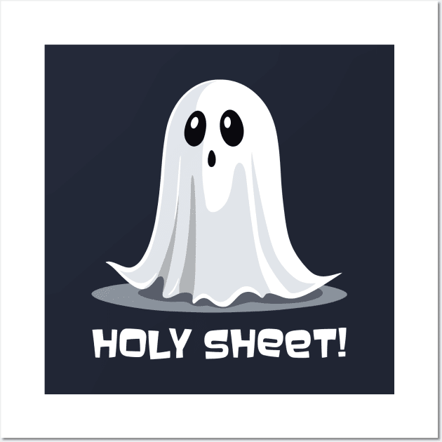 Holy Sheet! Ghost Wall Art by avperth